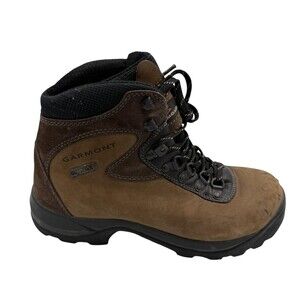 Garmont Hiking Boots Womens Size 7.5 Brown Leather Gore-Tex Vibram Ankle